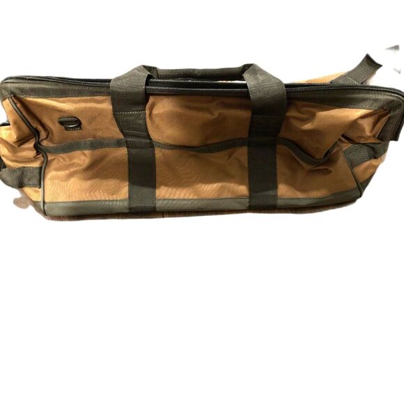 Bucket Boss Gatemouth 24"Long Boy Polyester Tool Bag, Brown & Green-NWT - Picture 14 of 14